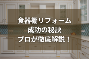 食器棚リフォーム成功の秘訣｜種類・配置・予算をプロが解説！
